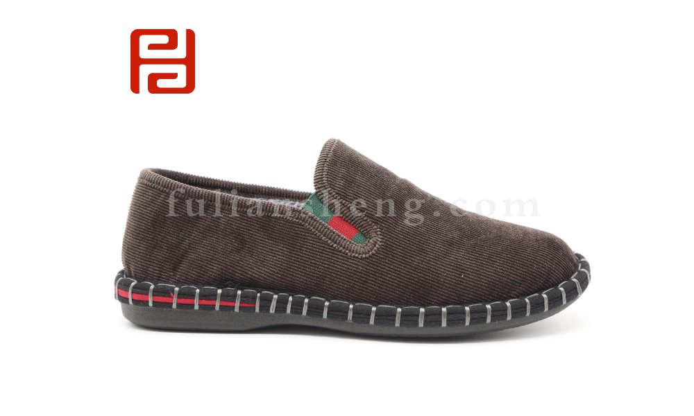 福連升老北京布鞋男精神小伙社會(huì)保暖中國風(fēng)一腳蹬休閑鞋圖片